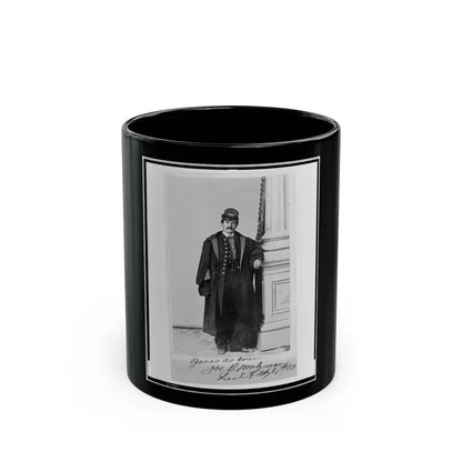 Joe B. Molyneaux, Union Officer, Full-Length Portrait, Standing, Facing Front (U.S. Civil War) Black Coffee Mug 11oz - Go Mug Yourself