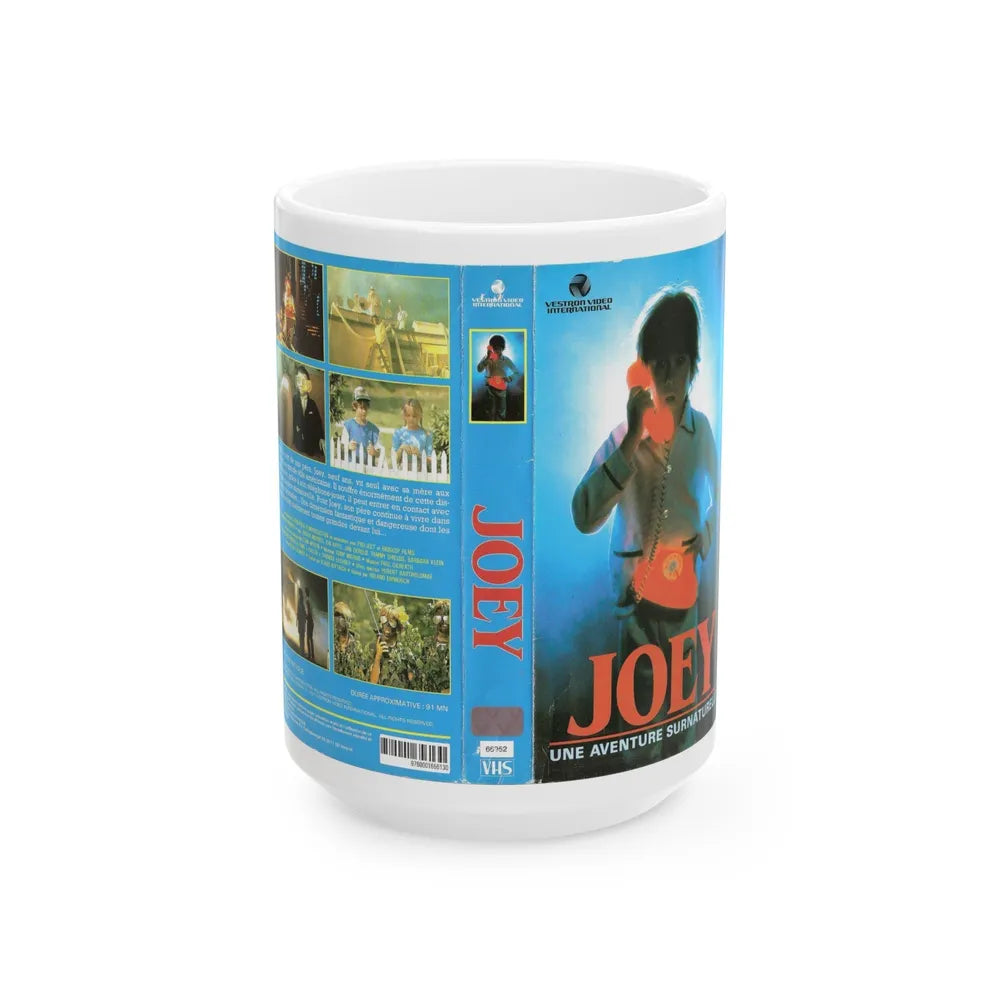 JOEY (VHS COVER) - White Coffee Mug-15oz-Go Mug Yourself