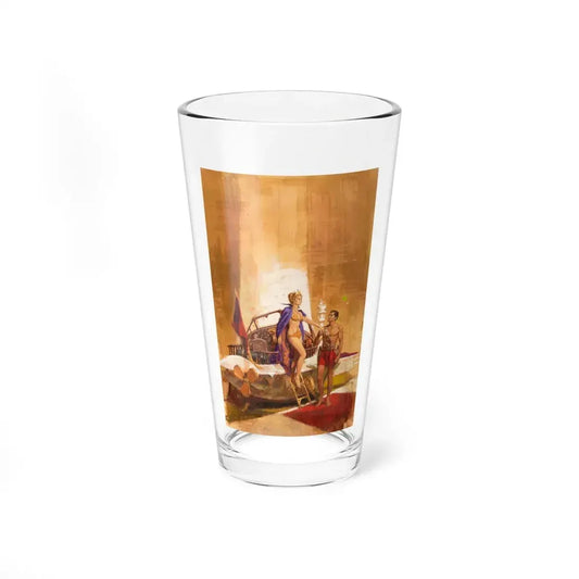 John Carter of Mars 4, Thuvia, Maid of Mars, rare variant paperback cover (Ballantine, 1963) - Pint Glass 16oz 16oz - Go Mug Yourself