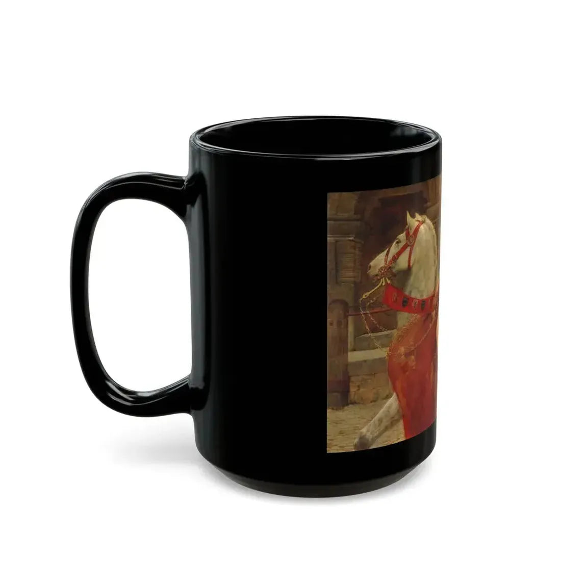 John Collier (1850-1934) Lady Godiva - 1897 - Black Coffee Mug - Go Mug Yourself