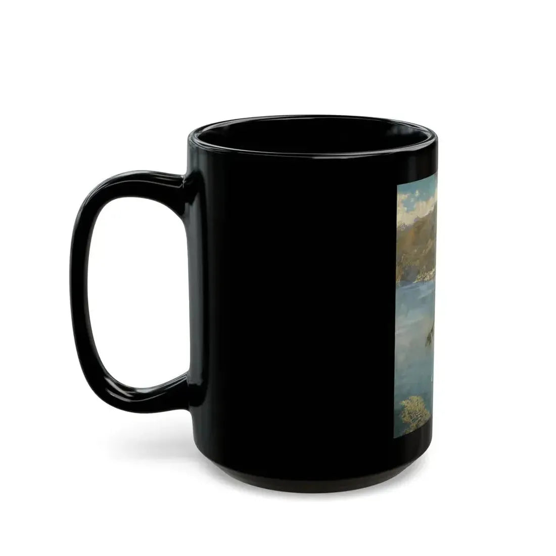 John Collier (1850-1934) Spring at Cadenabbia - Black Coffee Mug - Go Mug Yourself