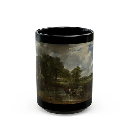 John Constable (1776-1837) The Hay Wain - Black Coffee Mug 15oz - Go Mug Yourself