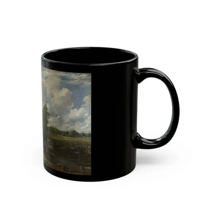 John Constable (1776-1837) The Hay Wain - Black Coffee Mug - Go Mug Yourself