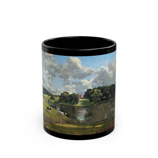 John Constable (1776-1837) Wivenhoe Park, Essex - Black Coffee Mug-11oz-Go Mug Yourself