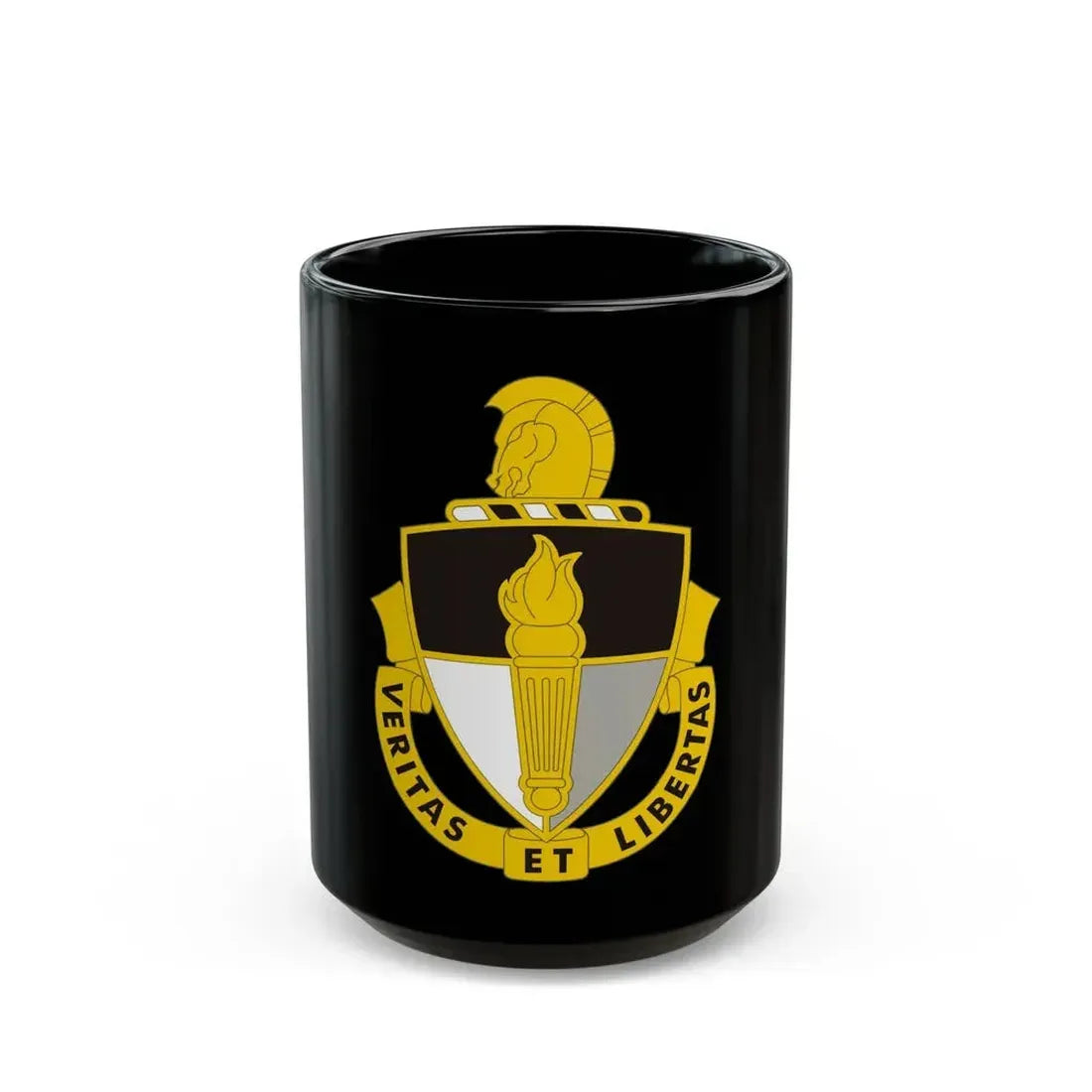 John F. Kennedy Special Warfare Center (U.S. Army) Black Coffee Mug 15oz - Go Mug Yourself