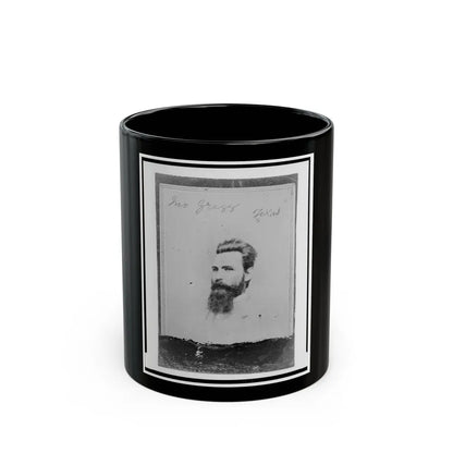 John Gregg, Brigadier General, C.S.A., Head-And-Shoulders Portrait, Facing Left (U.S. Civil War) Black Coffee Mug-11oz-Go Mug Yourself