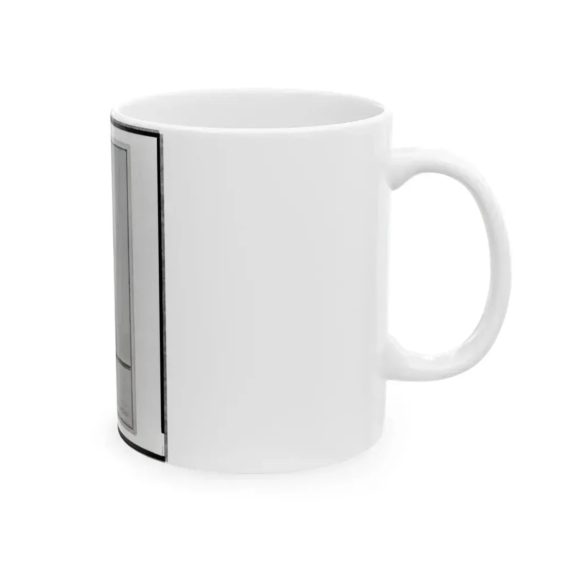 John Longnecker, Full-Length Portrait, Standing, With Arms Folded Across Chest, Facing Left (U.S. Civil War) White Coffee Mug - Go Mug Yourself