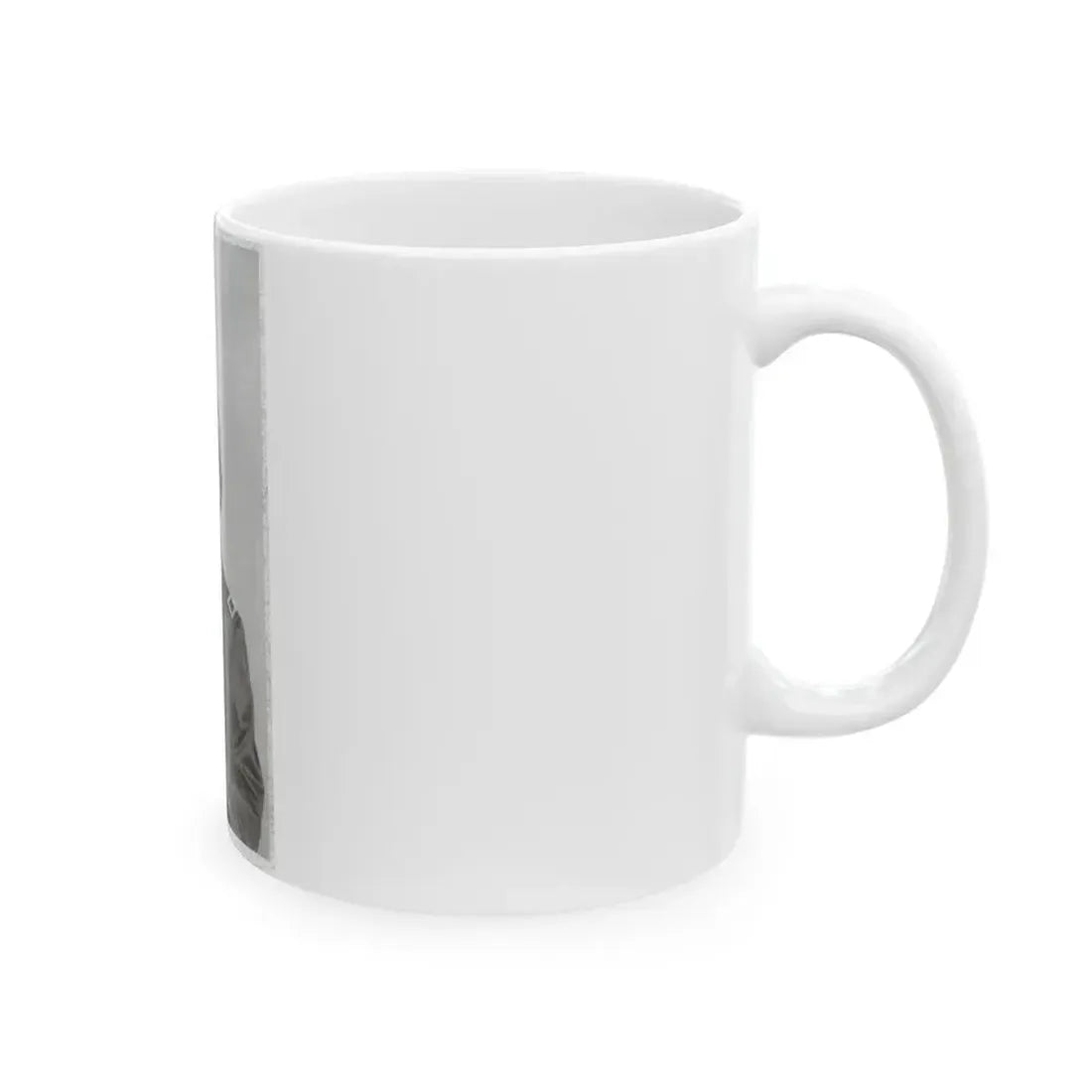 John Ramsey, Bv't. Maj. General, Half-Length Portrait, Seated, Facing Left, In Uniform (U.S. Civil War) White Coffee Mug - Go Mug Yourself