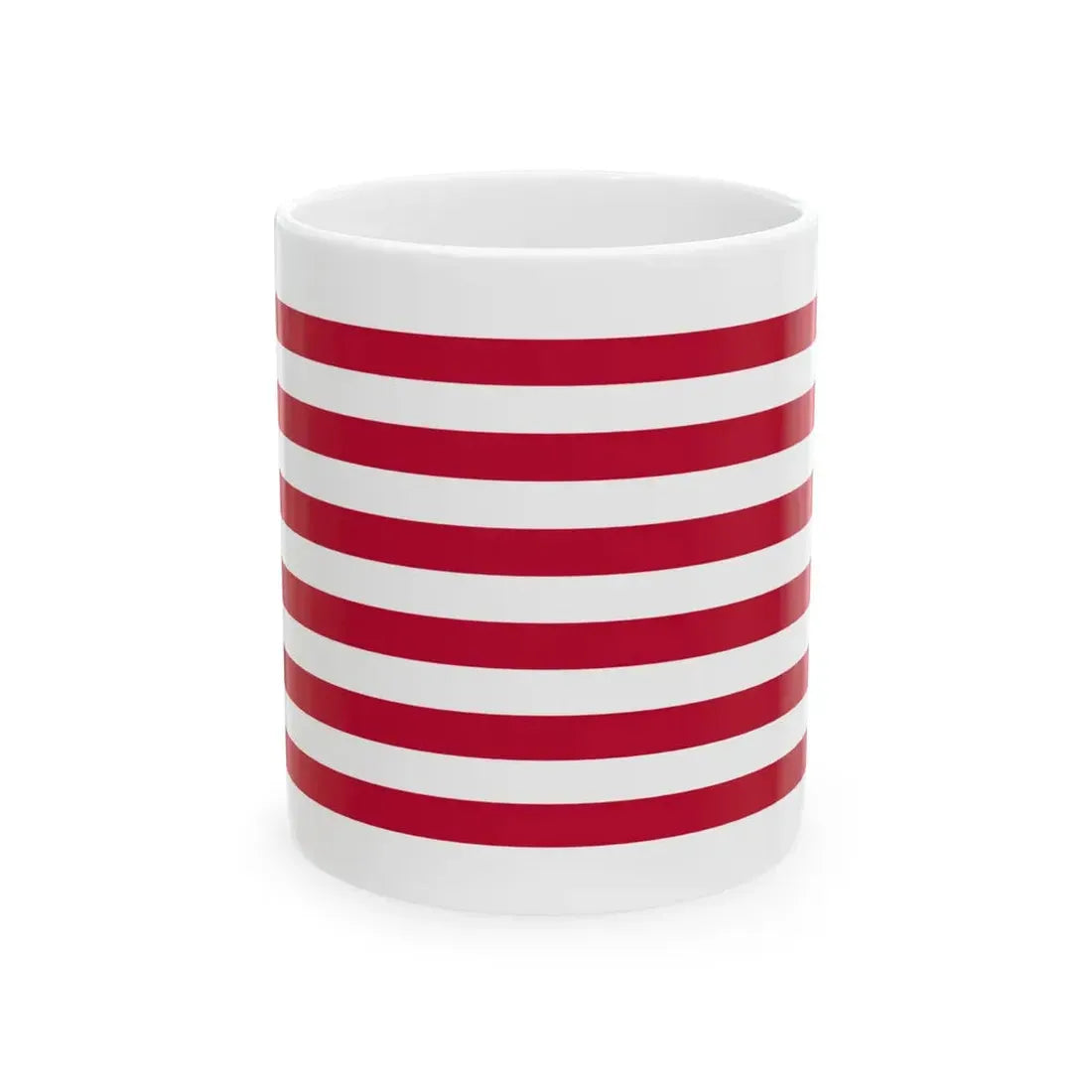 John Shaw Flag White First (United States) White Coffee Mug 11oz - Go Mug Yourself