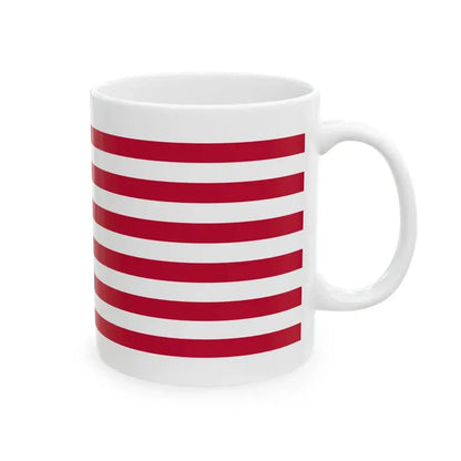 John Shaw Flag White First (United States) White Coffee Mug - Go Mug Yourself