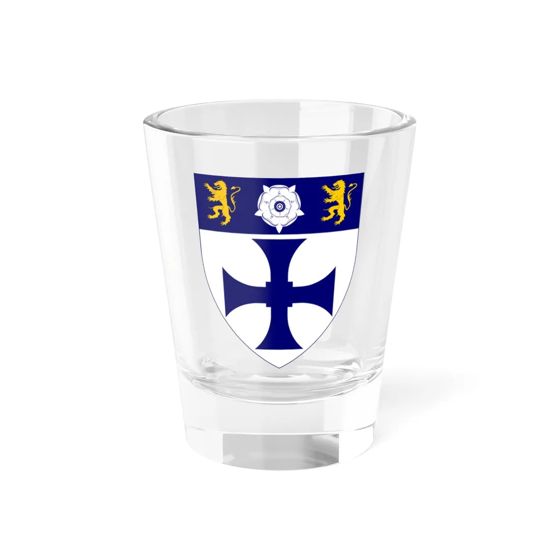 John Snow College Durham (England) (Coat of Arms) Shot Glass 1.5oz 1.5oz - Go Mug Yourself