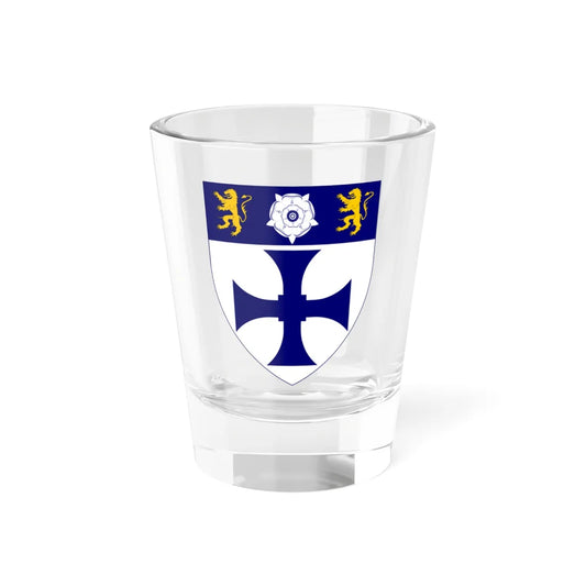 John Snow College Durham (England) (Coat of Arms) Shot Glass 1.5oz 1.5oz - Go Mug Yourself