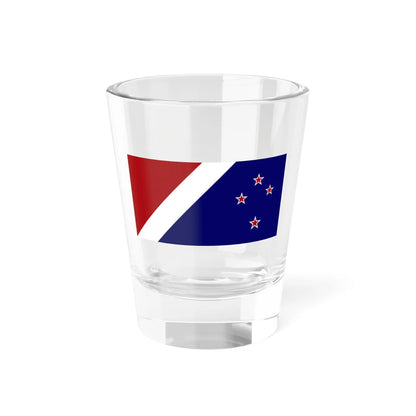 John Trafts New Zealand Flag  (New Zealand) Shot Glass 1.5oz 1.5oz - Go Mug Yourself