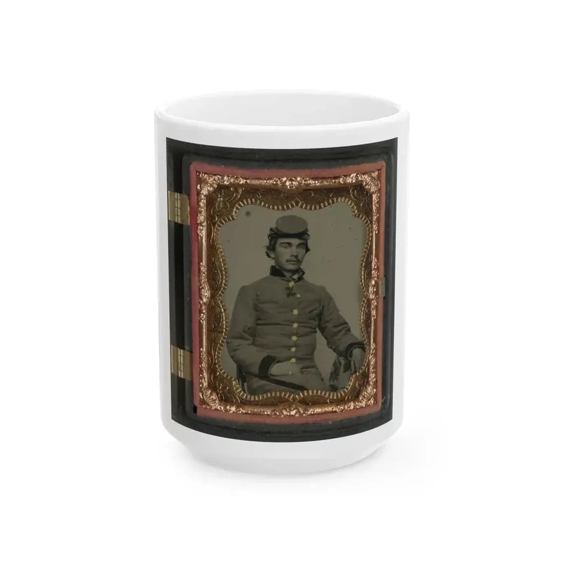 John W. Anthony Of Company B, 11th Virginia Infantry Regiment, Southern Guards (U.S. Civil War) White Coffee Mug 15oz - Go Mug Yourself