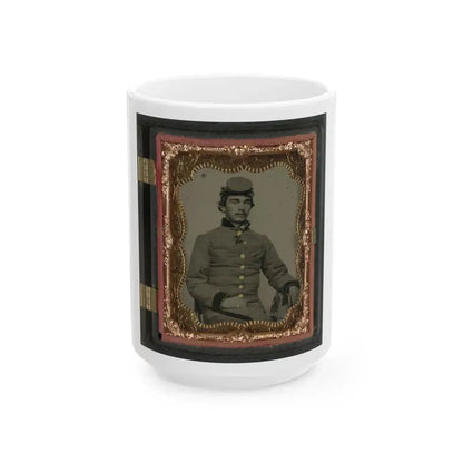 John W. Anthony Of Company B, 11th Virginia Infantry Regiment, Southern Guards (U.S. Civil War) White Coffee Mug 15oz - Go Mug Yourself