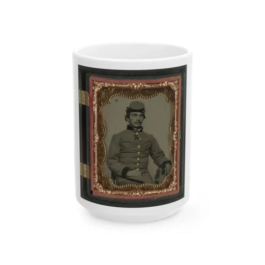 John W. Anthony Of Company B, 11th Virginia Infantry Regiment, Southern Guards (U.S. Civil War) White Coffee Mug 15oz - Go Mug Yourself