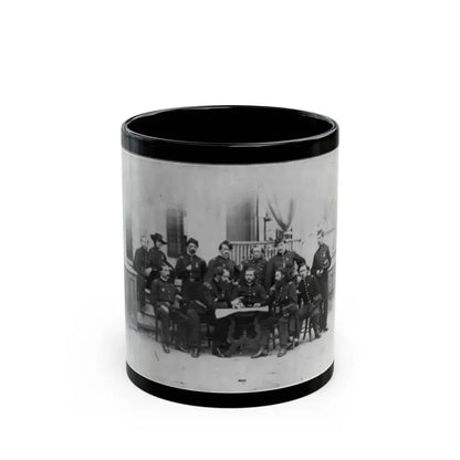 John W. Geary And Staff In Atlanta (U.S. Civil War) Black Coffee Mug 11oz - Go Mug Yourself