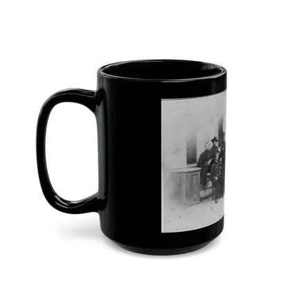John W. Geary And Staff In Atlanta (U.S. Civil War) Black Coffee Mug - Go Mug Yourself