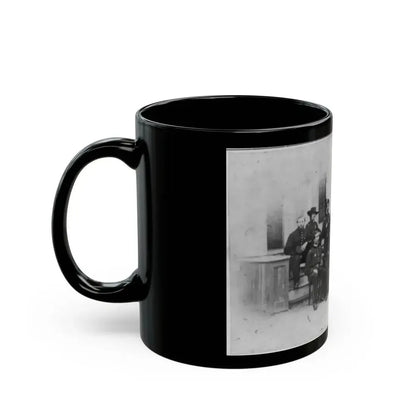 John W. Geary And Staff In Atlanta (U.S. Civil War) Black Coffee Mug - Go Mug Yourself