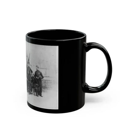 John W. Geary And Staff In Atlanta (U.S. Civil War) Black Coffee Mug - Go Mug Yourself