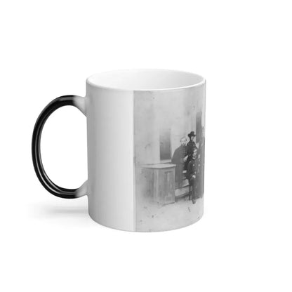 John W. Geary and Staff in Atlanta (U.S. Civil War) Color Changing Coffee Mug 11oz - Go Mug Yourself