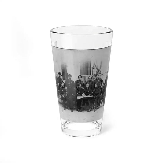John W. Geary And Staff In Atlanta (U.S. Civil War) Pint Glass 16oz 16oz - Go Mug Yourself