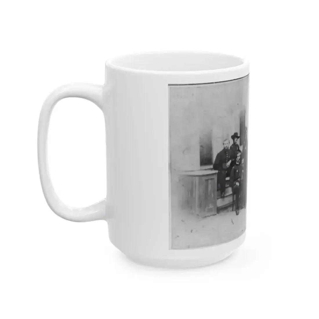 John W. Geary And Staff In Atlanta (U.S. Civil War) White Coffee Mug - Go Mug Yourself