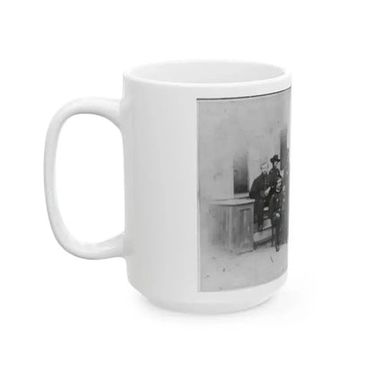 John W. Geary And Staff In Atlanta (U.S. Civil War) White Coffee Mug - Go Mug Yourself