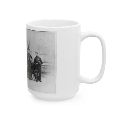 John W. Geary And Staff In Atlanta (U.S. Civil War) White Coffee Mug - Go Mug Yourself