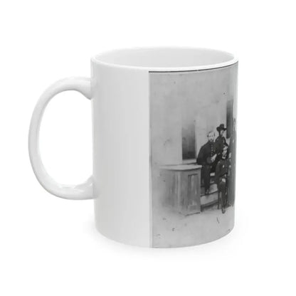 John W. Geary And Staff In Atlanta (U.S. Civil War) White Coffee Mug - Go Mug Yourself