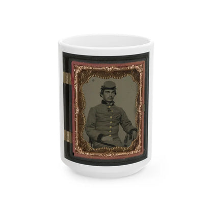 John W. Anthony Of Company B, 11th Virginia Infantry Regiment, Southern Guards (U.S. Civil War) White Coffee Mug-15oz-Go Mug Yourself