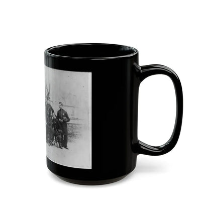 John W. Geary And Staff In Atlanta (U.S. Civil War) Black Coffee Mug-Go Mug Yourself