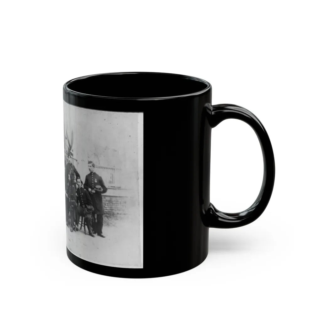 John W. Geary And Staff In Atlanta (U.S. Civil War) Black Coffee Mug-Go Mug Yourself