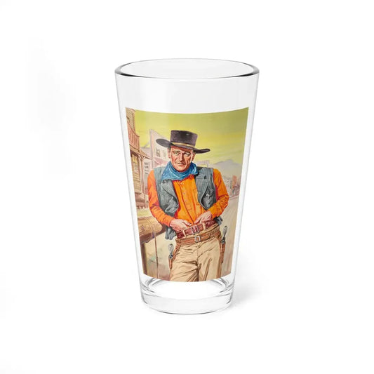 John Wayne, Adventure Comics 10 Back Cover (World Distributors, c.1950's) - Pint Glass 16oz 16oz - Go Mug Yourself