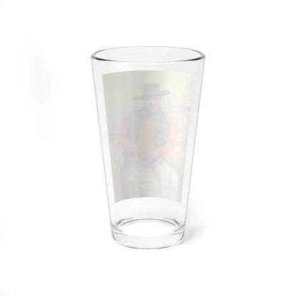 John Wayne, Adventure Comics 10 Back Cover (World Distributors, c.1950's) - Pint Glass 16oz - Go Mug Yourself