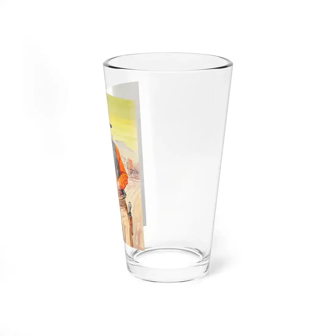 John Wayne, Adventure Comics 10 Back Cover (World Distributors, c.1950's) - Pint Glass 16oz - Go Mug Yourself