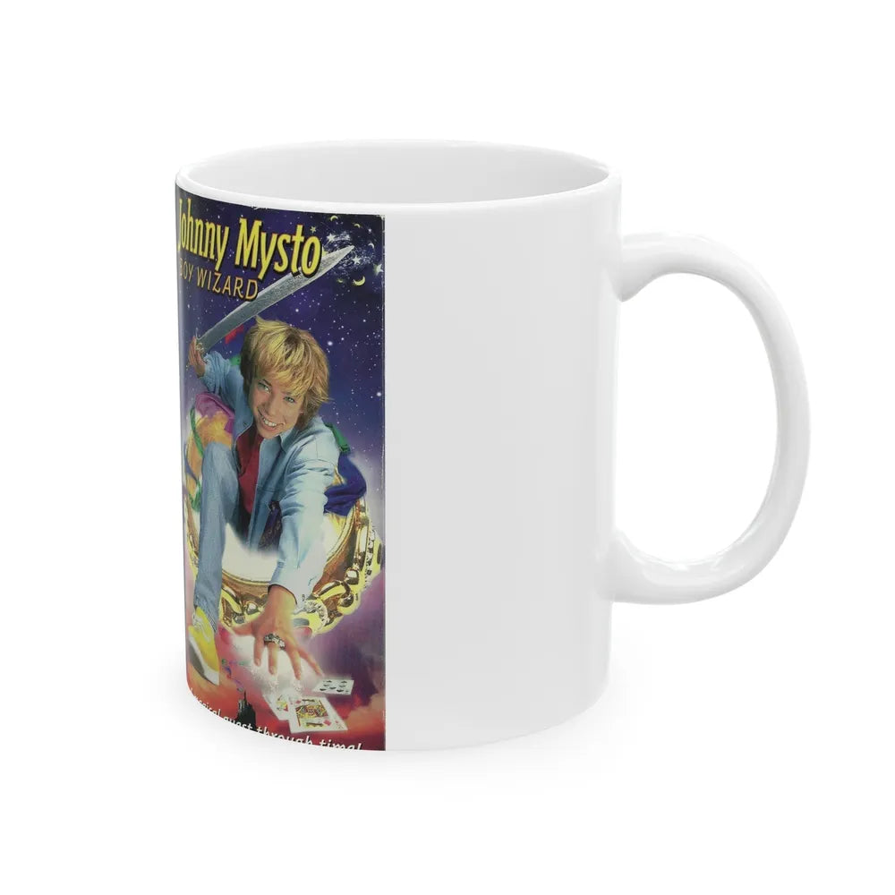 JOHNNY MYSTO BOY WIZARD (VHS COVER) - White Coffee Mug-Go Mug Yourself