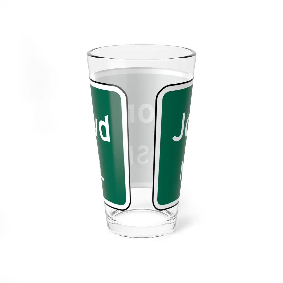 Johnson Blvd NEXT SIGNAL MUTCD D3-2 (Florida) (Road Sign) Pint Glass 16oz - Go Mug Yourself