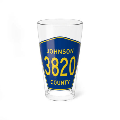 Johnson County Route 3820 AR (Arkansas) (Road Sign) Pint Glass 16oz 16oz - Go Mug Yourself