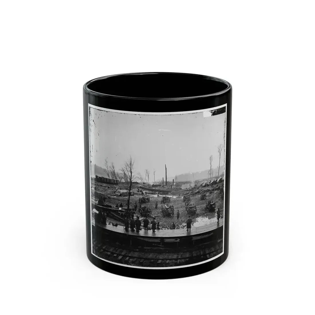 Johnsonville, Tenn. Camp Of Tennessee Colored Battery (U.S. Civil War) Black Coffee Mug 11oz - Go Mug Yourself