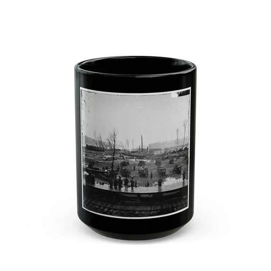 Johnsonville, Tenn. Camp Of Tennessee Colored Battery (U.S. Civil War) Black Coffee Mug 15oz - Go Mug Yourself
