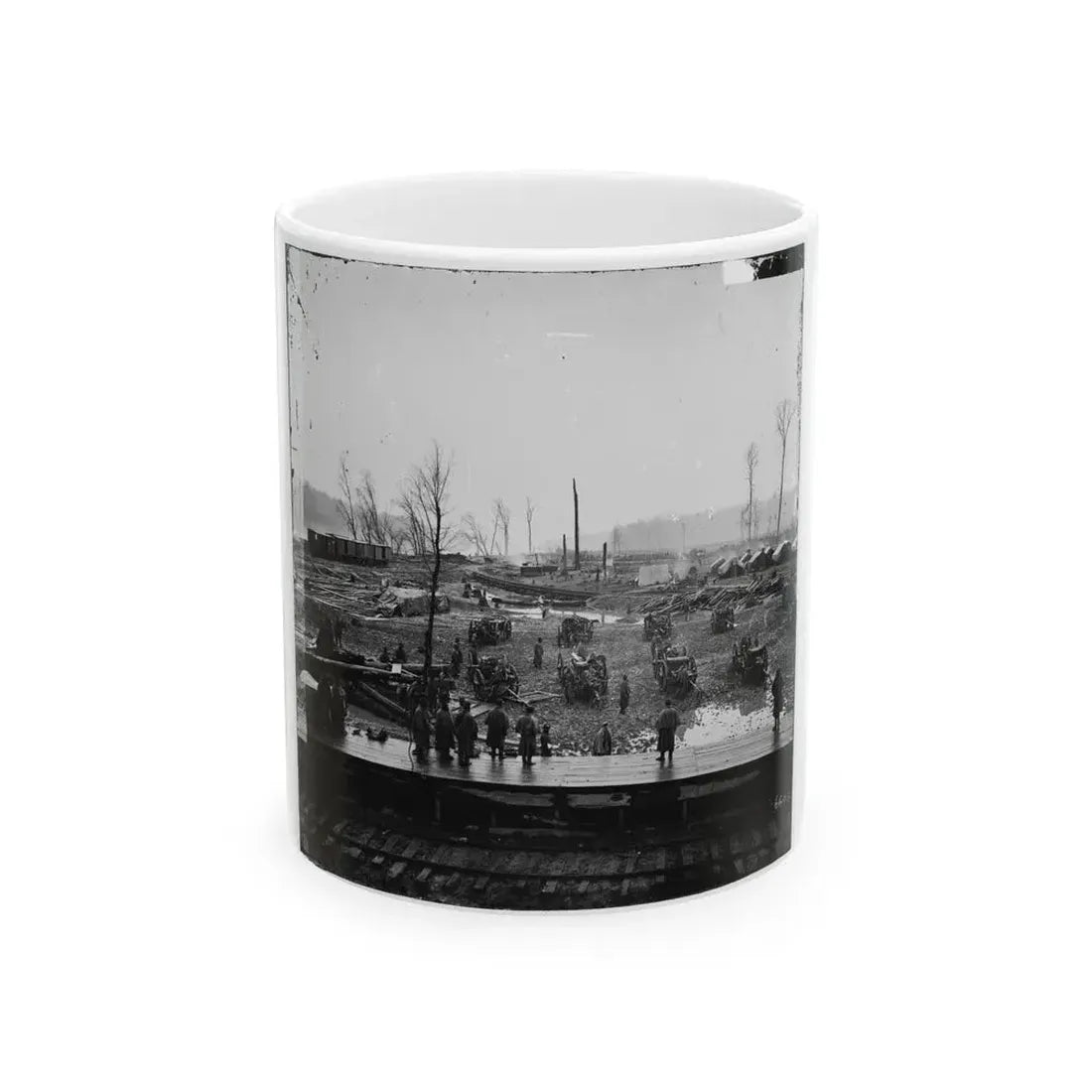 Johnsonville, Tenn. Camp Of Tennessee Colored Battery (U.S. Civil War) White Coffee Mug 11oz - Go Mug Yourself