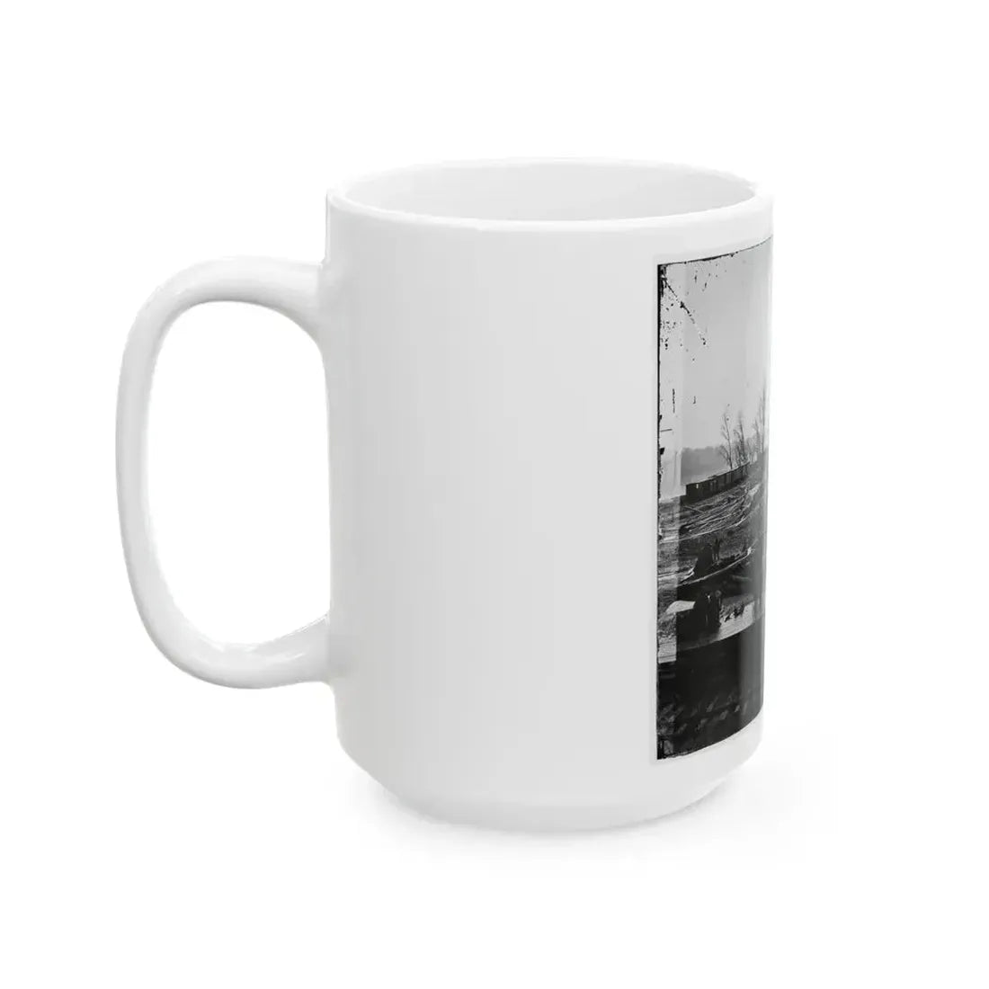 Johnsonville, Tenn. Camp Of Tennessee Colored Battery (U.S. Civil War) White Coffee Mug - Go Mug Yourself