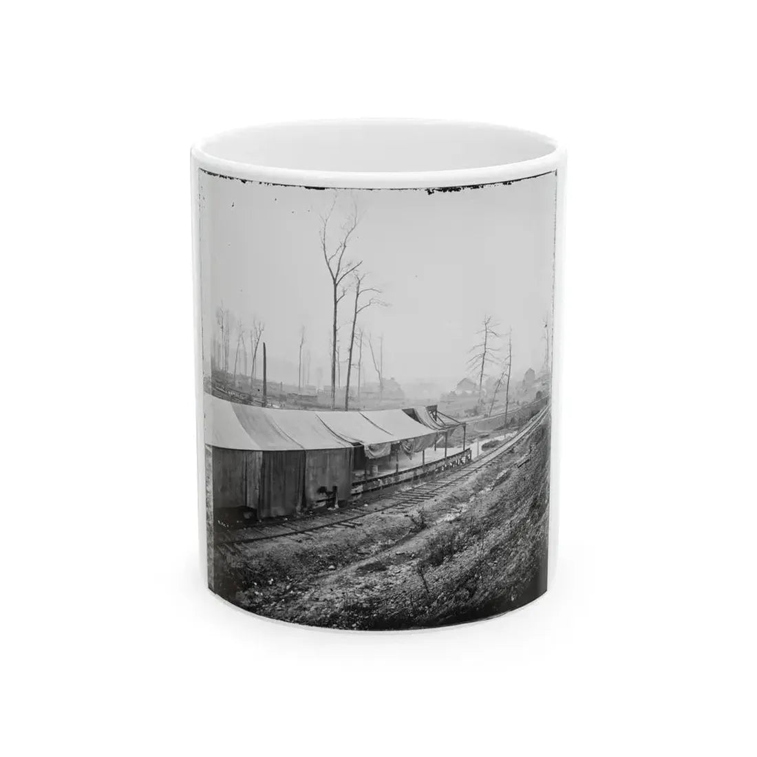 Johnsonville, Tenn. Federal Army Depot (U.S. Civil War) White Coffee Mug 11oz - Go Mug Yourself