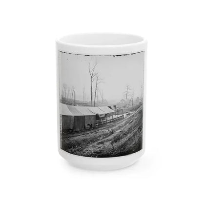 Johnsonville, Tenn. Federal Army Depot (U.S. Civil War) White Coffee Mug 15oz - Go Mug Yourself