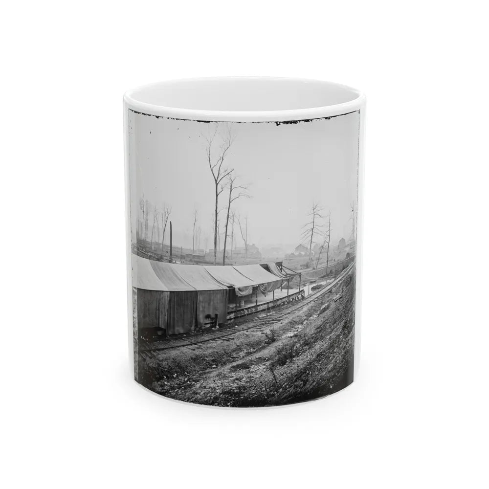 Johnsonville, Tenn. Federal Army Depot (U.S. Civil War) White Coffee Mug-11oz-Go Mug Yourself