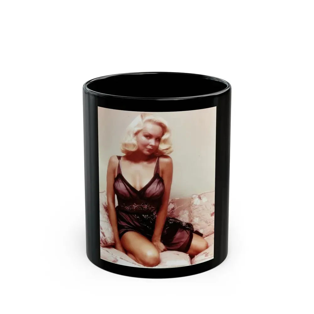 Joi Lansing #01 (Vintage Female Icon) Black Coffee Mug 11oz - Go Mug Yourself