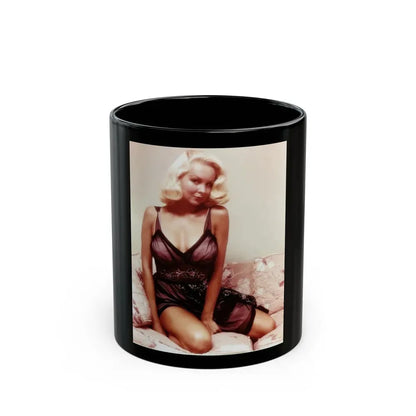 Joi Lansing #01 (Vintage Female Icon) Black Coffee Mug 11oz - Go Mug Yourself