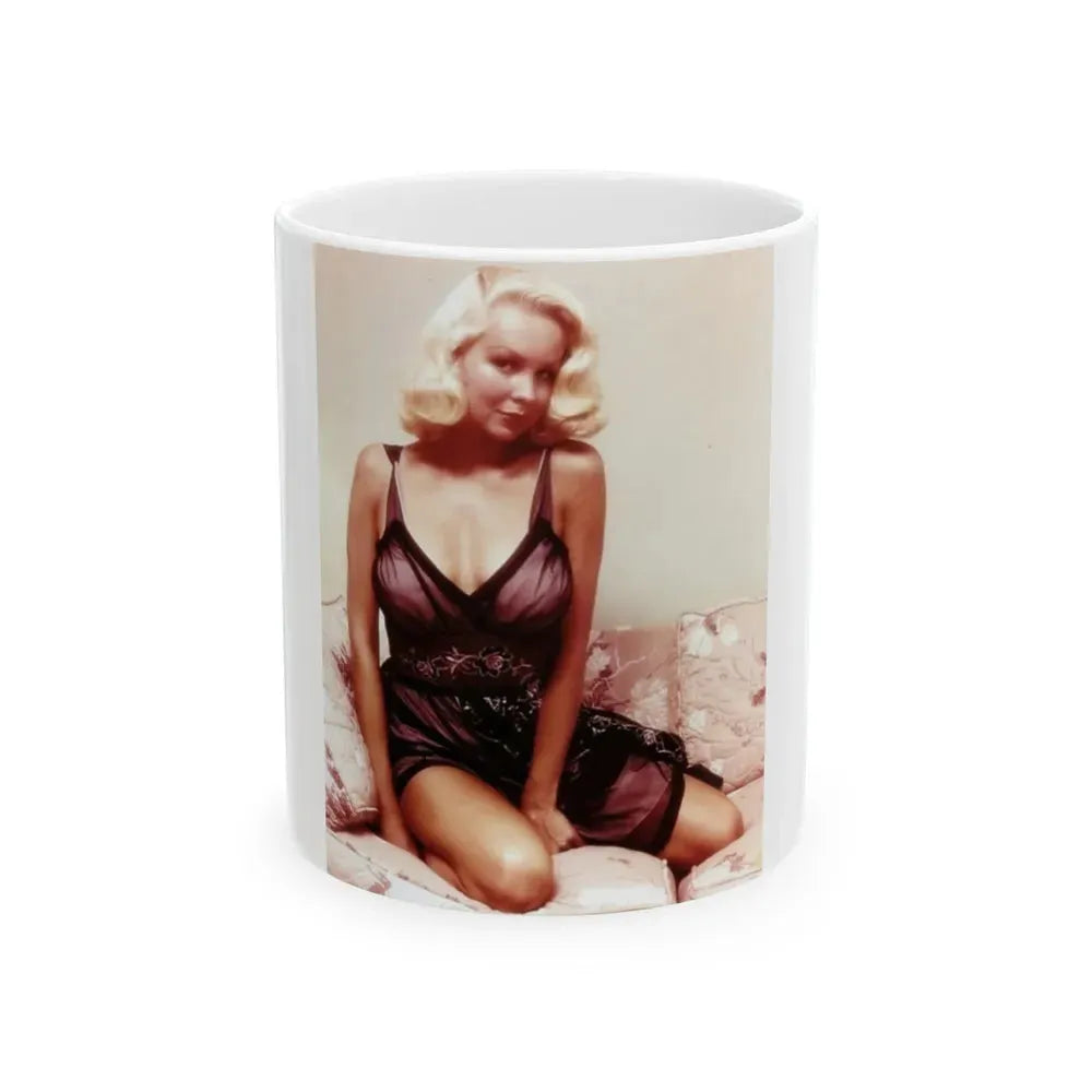 Joi Lansing #01 (Vintage Female Icon) White Coffee Mug 11oz - Go Mug Yourself