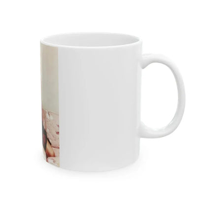 Joi Lansing #01 (Vintage Female Icon) White Coffee Mug - Go Mug Yourself